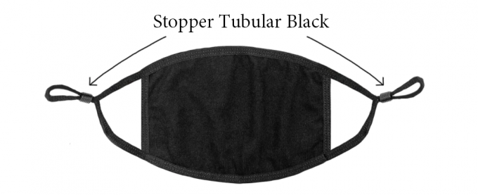 Stopper-röhrenförmiger schwarzer Silikonmaskenstopper